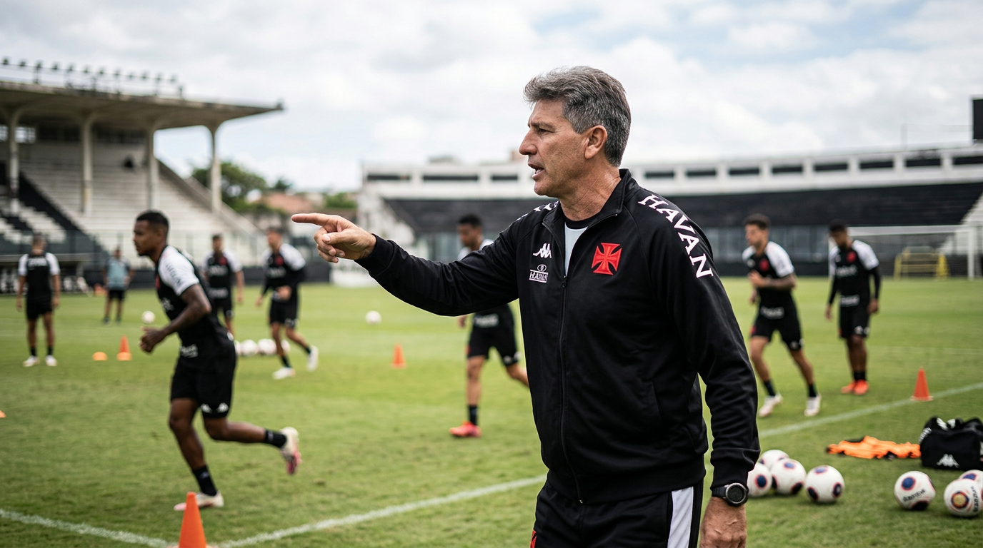 Renato Gaúcho é apresentado no Vasco e inicia trabalho com foco total no Brasileirão